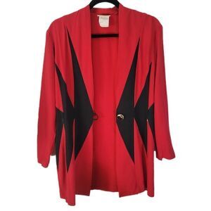Vintage Emblem Red & Black Snazzy Jacket